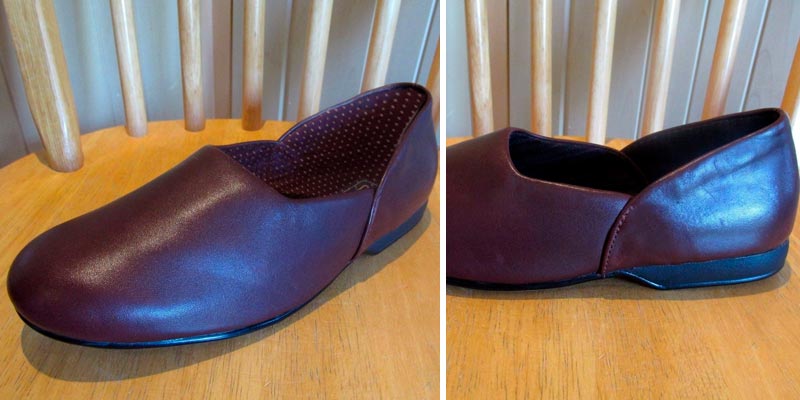 Review of Clarks Burgundy Lounge Leather Mens Slippers