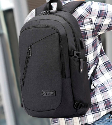 Review of WENIG Anti-Theft Backpack Business Laptop Backpack