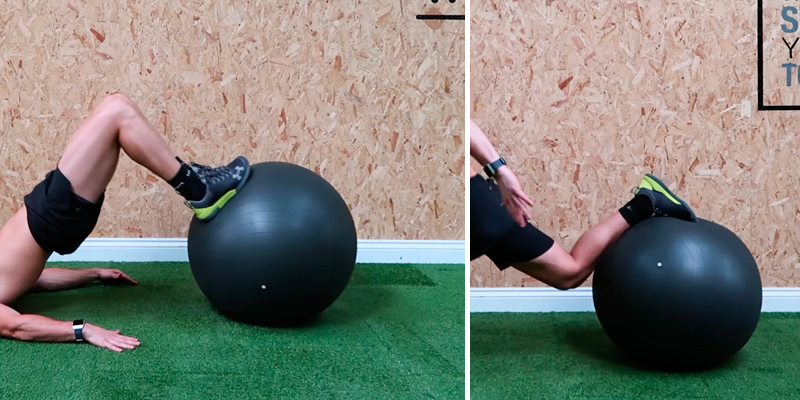 Trideer Exercise Ball in the use
