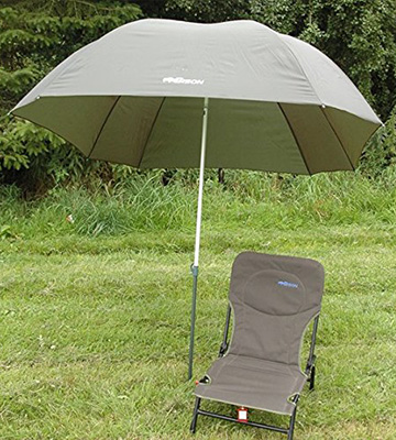 Review of Bison sx25 Top Tilt Fishing Umbrella Brolly Shelter