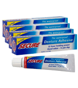 SECURE 4-Pack Denture Bonding Cream
