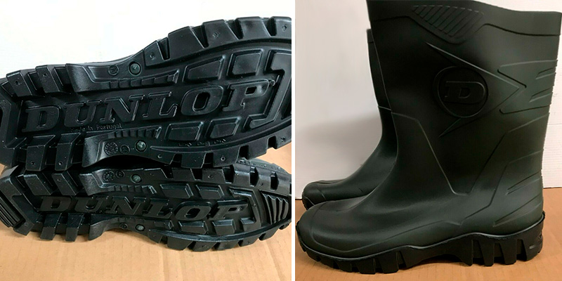 Review of Dunlop Mid Calf Waterproof Dog Walking Festival Rain Snow Wellies Wellington Boots