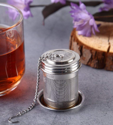 Review of House Again Extended Chain Hook Tea Ball Infuser