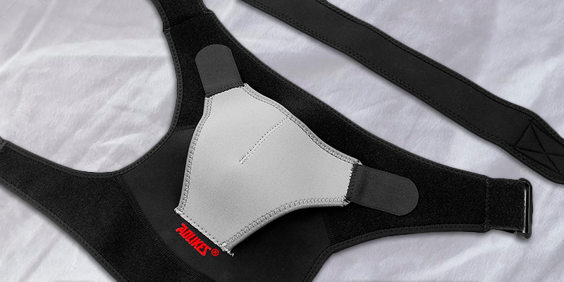 Review of HOMPO SP99 SPG0099AB Shoulder Support Strap Neoprene Pain Injury Arthritis Gym Sport