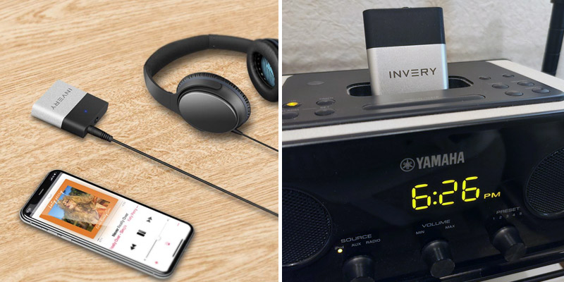 INVERY DockLinQ Pro Bluetooth Audio Adapter in the use