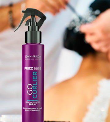 Review of John Frieda Frizz Ease Go Curlier Heat Activated Spray for Curly Hair