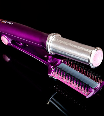 Review of InStyler IS19-PUR Professional Clipless Curling Tong, Ceramic Tourmaline Barrel