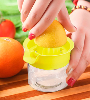 Review of KitchenCraft Jumbo Glass Container Lemon Squeezer / Citrus Juicer