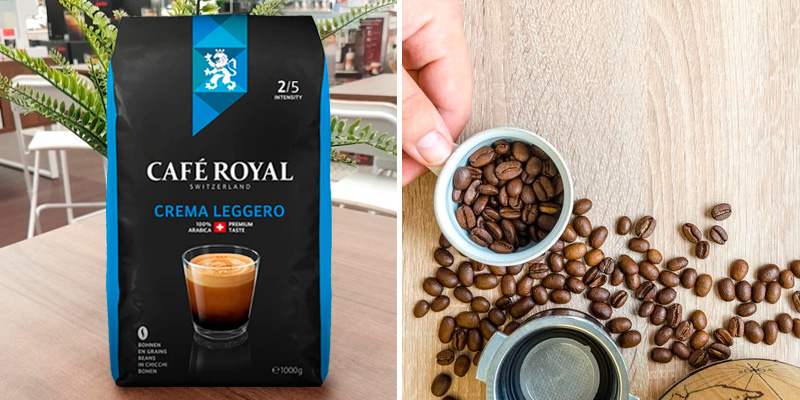 Review of Café Royal Crema Leggero, 1 kg Roasted Coffee Beans
