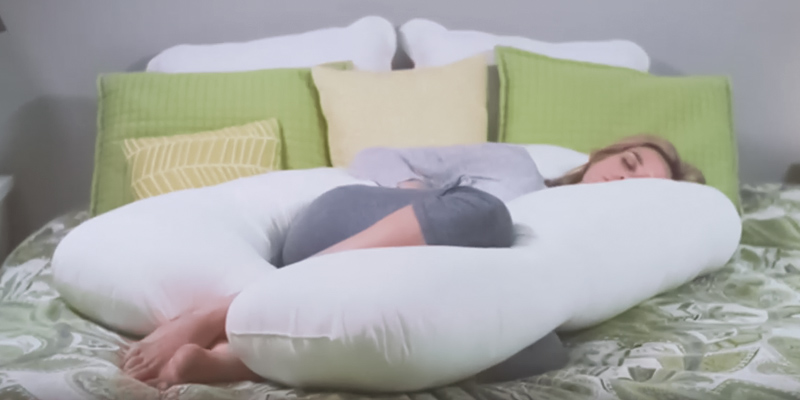 Review of Queen Rose Blue and Pink Pregnancy Support Pillow