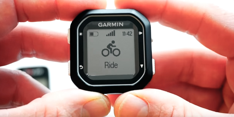 Garmin Edge 25 GPS Bike Computer in the use