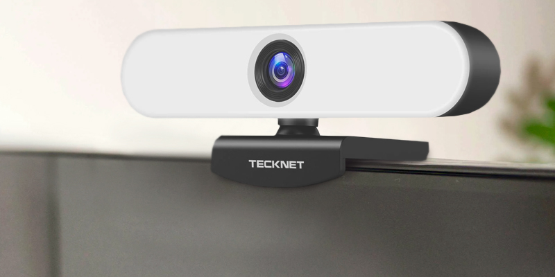 Review of TeckNet (603466) 1080P Webcam with Microphone and Ring Light