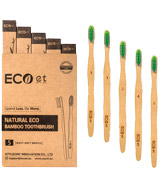 ECOet Soft Bristles Bamboo Toothbrushes