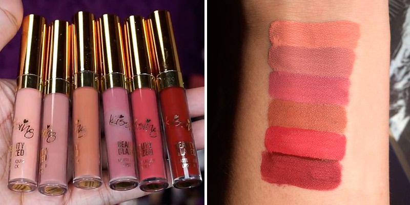 Review of Beauty Glazed 6PCS/ Matte Waterproof Liquid Lipstick