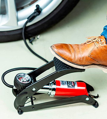 Review of Heyner Premium Pedalpower Pro Foot Air Pump
