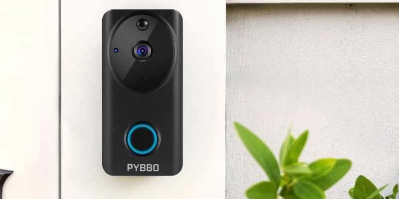 PYBBO 1080P Video Doorbell (Night Vision, PIR Motion Detection, 2-Way Talk) in the use