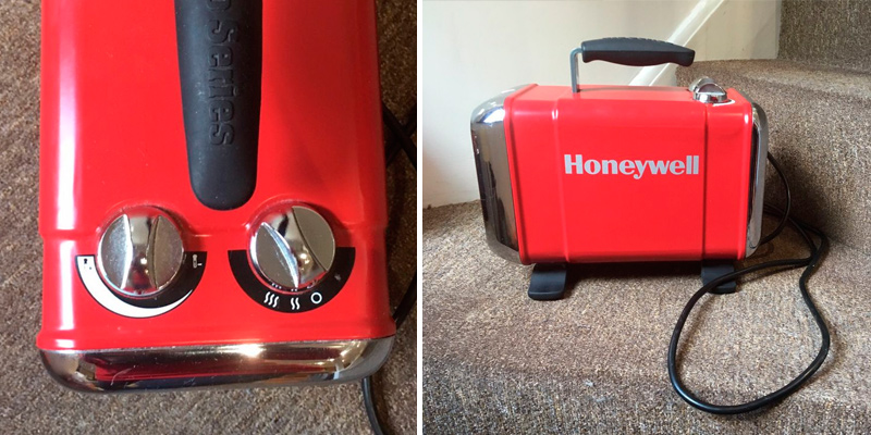 Honeywell HZ-510E Heavy Duty Fan Heater in the use