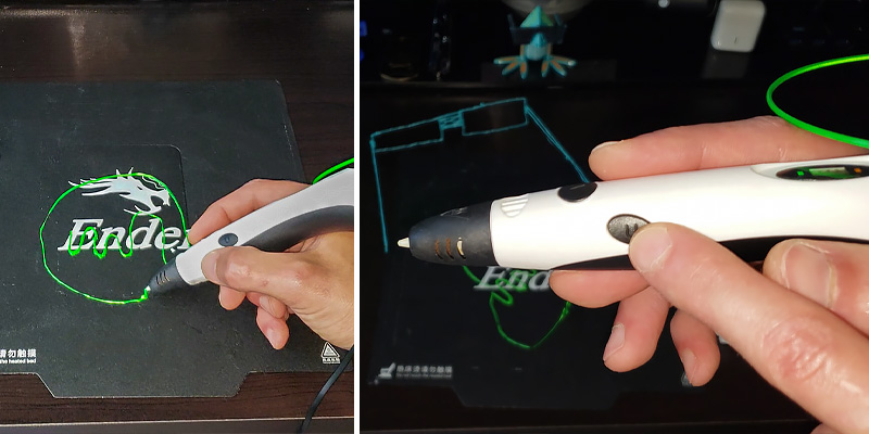 Dikale ‎DKL-DE-H07A-WHITE 3D Pen with PLA Filament Refills in the use - Bestadvisor