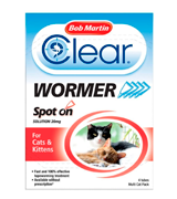 Bob Martin Clear Spot On Wormer for Cats and Kittens