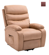 Homegear Microfibre Power Lift Electric Recliner Chair w/Massage, Heat