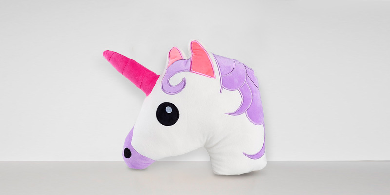 Review of Kreative Kraft Unicorn Emoji Head Pillow Cushion Soft Cuddly Plush
