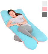 Queen Rose Blue and Pink Pregnancy Support Pillow
