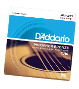 D'Addario EJ16 Phosphor Bronze Light