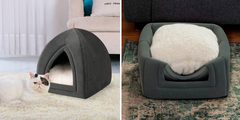 Review of Bedsure Tent Cave Bed for Cats