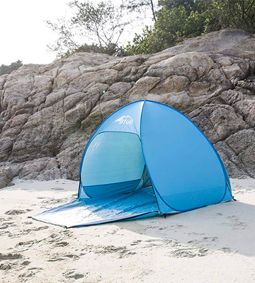Review of BFULL Anti-UV Automatic Pop up Beach Tent