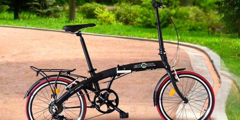 Review of ECOSMO Lightweight Alloy Folding City Bike Bicycle