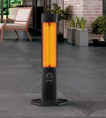 Review of Luxeva Carbon Infrared Floor Heater Patio Heater