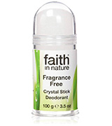 Faith in Nature 100g Unscented Crystal Stick Body Deodorant