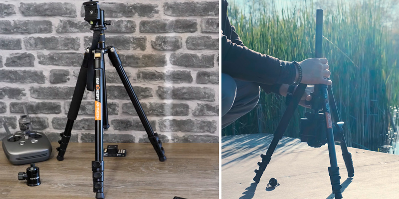 Review of K&F Concept TM2324 62-inch Light Aluminium Tripod with Carrying Bag