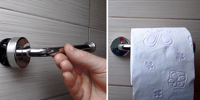 Review of Kapitan Toilet Roll Holder Stainless Steel 3M Self Adhesive or Screws Mounting