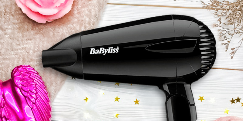 BaByliss 5344U Travel Dual Voltage Hair Dryer in the use