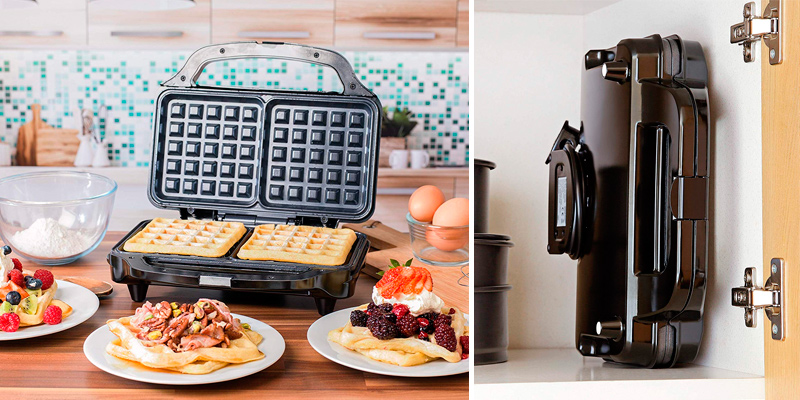 Review of Global Gourmet GG020 Non-Stick Square Waffle Maker