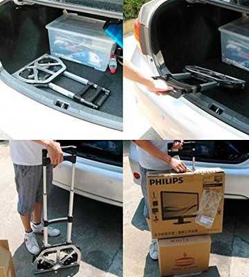 Review of Popamazing PO-00031941 Folding Hand Truck, 80kg Load Capacity