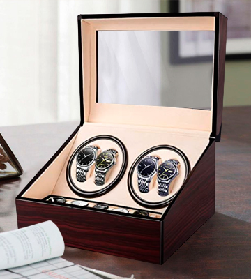 Review of HBselect (SB-ZQZ9011) Automatic Watch Winder Box for 4 Watches