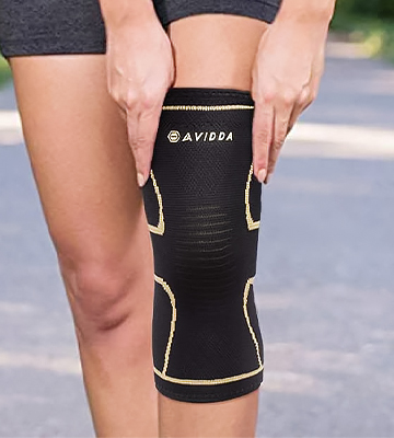 Review of AVIDDA 2 Pack Compression Knee Sleeves