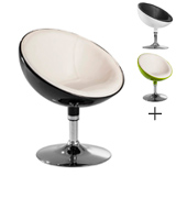 Duhome Elegant Lifestyle WY-207 Swivel Retro Design Lounge Chair