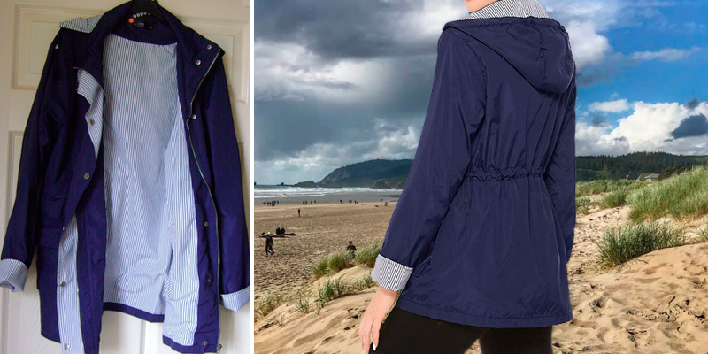 Review of bedee Hooded Waterproof Rain Jacket