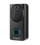 PYBBO 1080P Video Doorbell (Night Vision, PIR Motion Detection, 2-Way Talk)