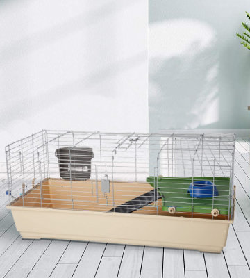 Review of AmazonBasics Jumbo Small Animal Cage Habitat With Accessories
