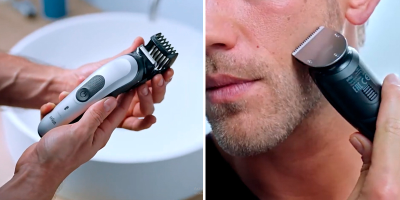 Braun 10-in-1 Beard Trimmer Hair Clipper Kit in the use