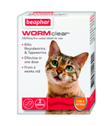 Beaphar 2 Tablets WORMclear for Cats and Kittens