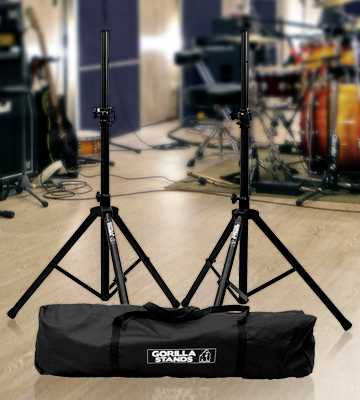 Review of Gorilla Stands Gorilla Tripod Speaker Stands With Carry Bag