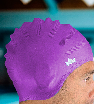 Review of The Friendly Swede Silicone Long Hair Swimming Caps with Ear Pockets