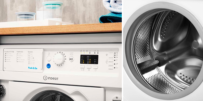 Indesit BIWDIL7125 Integrated Washer Dryer in the use