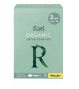 Rael 42Pcs 100% Organic Cotton Sanitary Pads With Wings