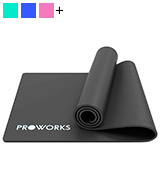 Proworks Z028 Non-Slip Exercise Yoga Mat with Carry Strap